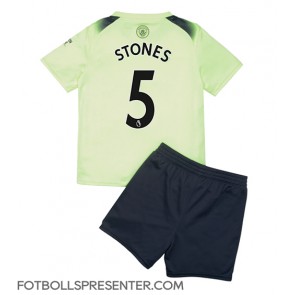 Manchester City John Stones #5 Tredje tröja Barn 2022-23 Kortärmad (+ korta byxor)